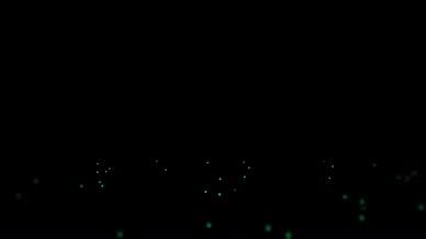 萤火虫粒子上升视频素材视频的预览图